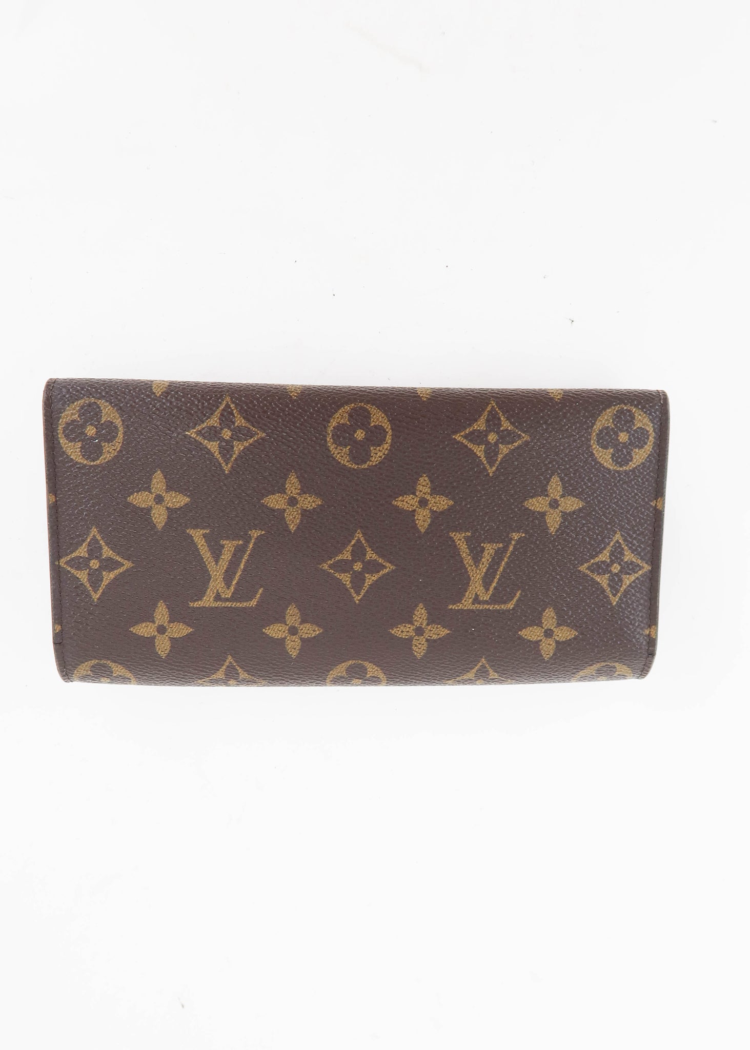 Auth Louis Vuitton Rosalie Coin Purse Monogram Canvas Fuchsia Compact Wallet