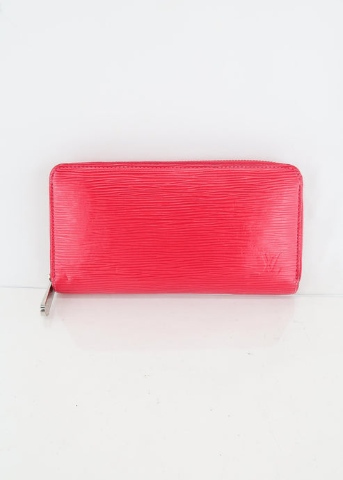 Louis Vuitton Epi Zippy Wallet Pink