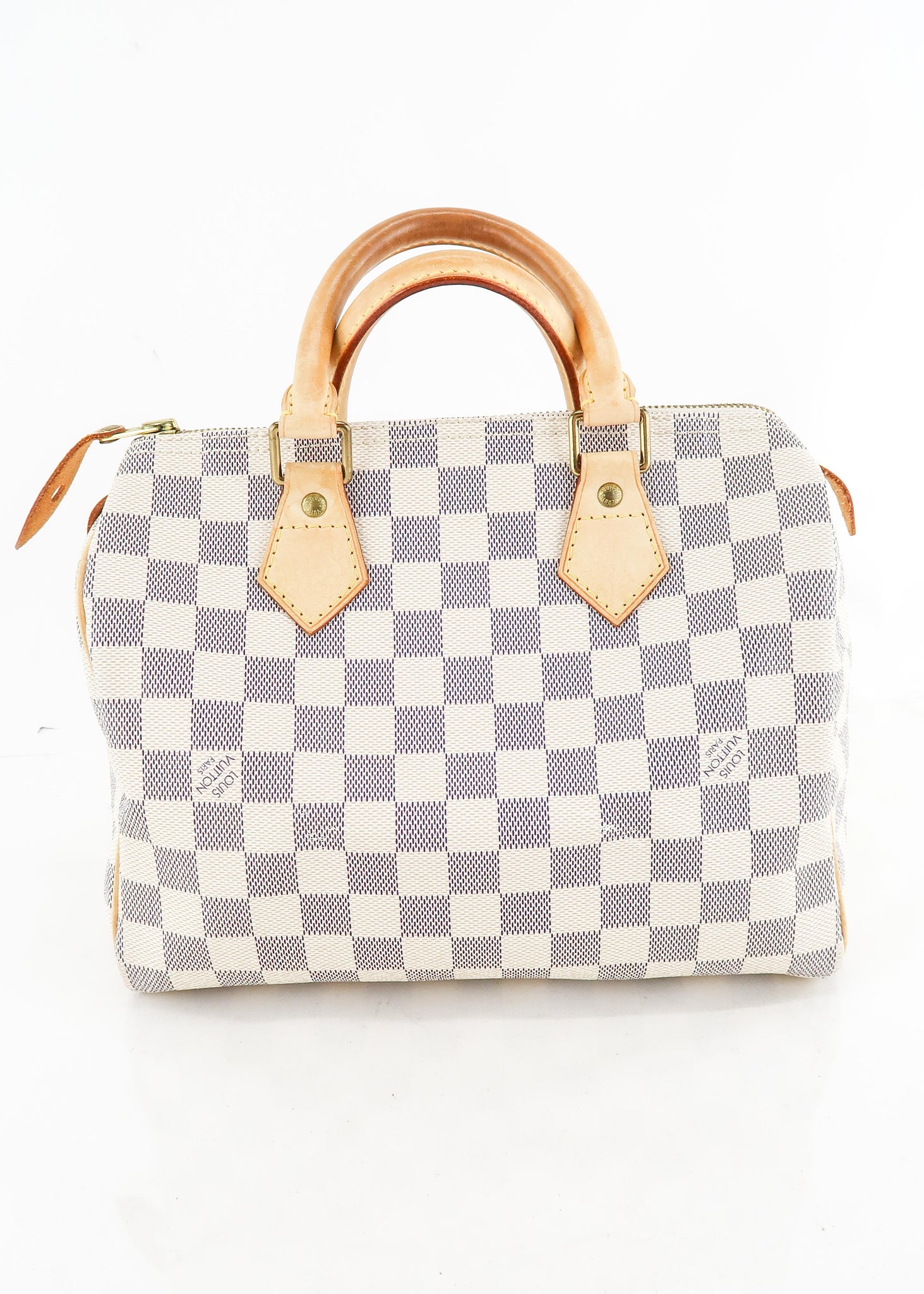 Louis Vuitton, Bags, Louis Vuitton Damier Azur Speedy 25 Bag