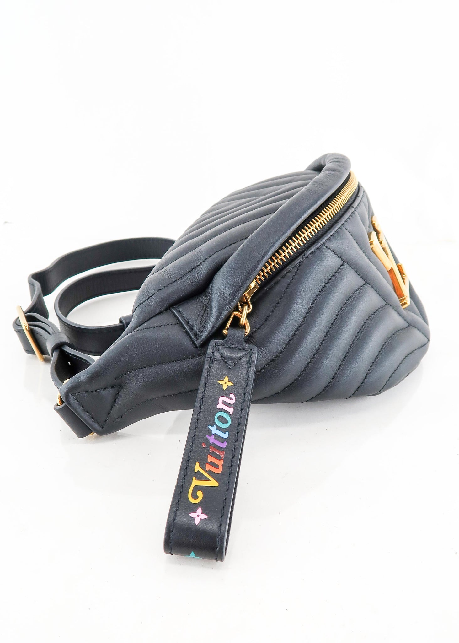 Louis Vuitton lv new wave belt bag bumbag black