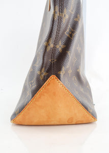 Louis Vuitton Cabas Mezzo M51151 Monogram Canvas Shoulder Tote Bag Purse  Brown