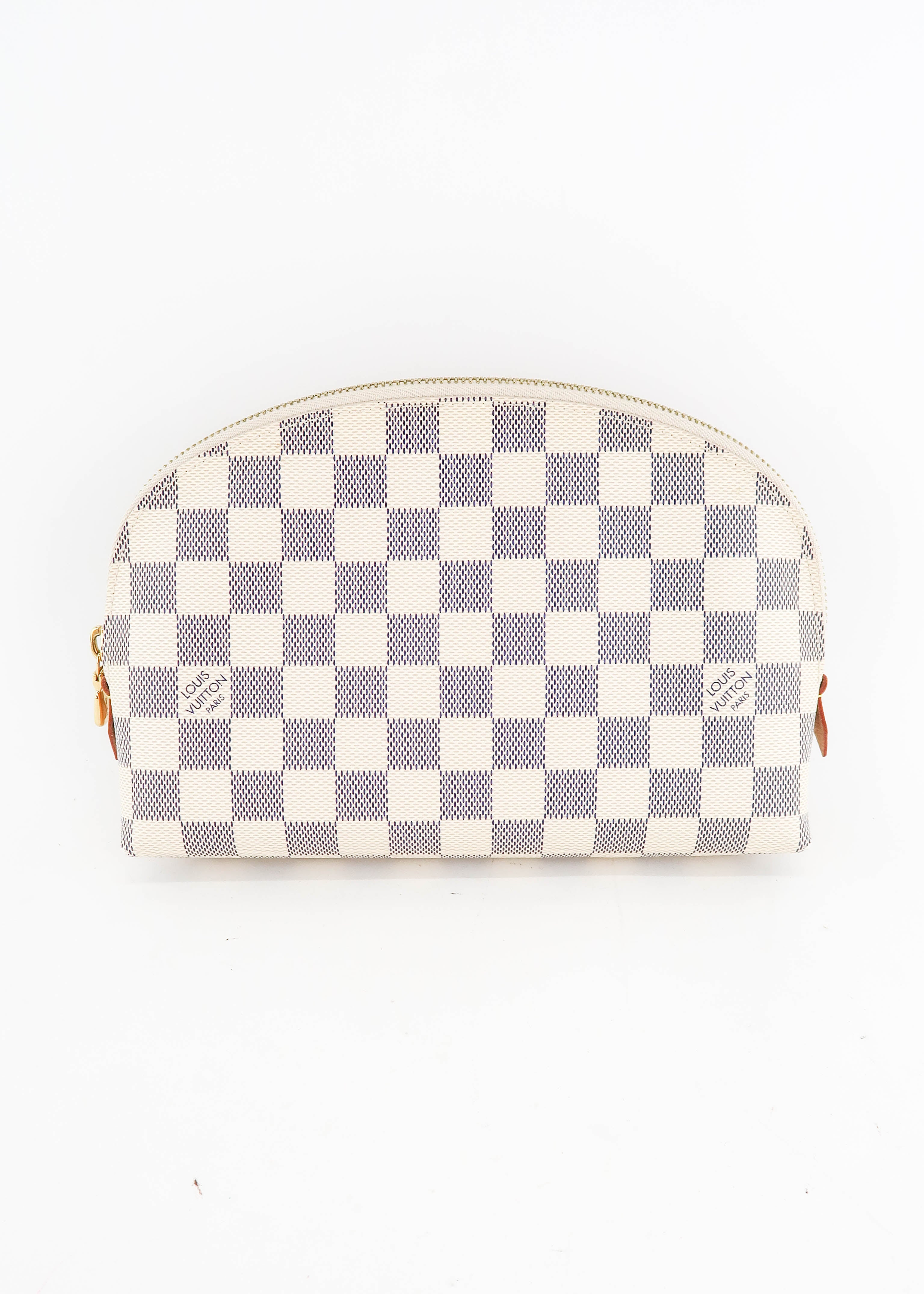 ⭐Discontinued Rare Damier Azur Cosmetic Pouch GM  Louis vuitton cosmetic  bag, Business chic, Louis vuitton cosmetic pouch