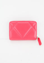 Load image into Gallery viewer, Chanel Goatskin Quilted 19 Compact Wallet Pink