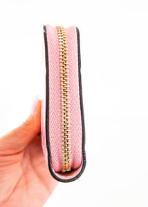 Louis Vuitton Monogram Vernis Zippy Coin Neon Pink