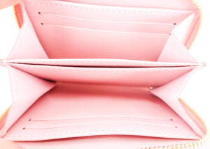 Louis Vuitton Monogram Vernis Zippy Coin Neon Pink