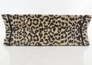Dior Canvas Mizza Large Book Tote Leopard