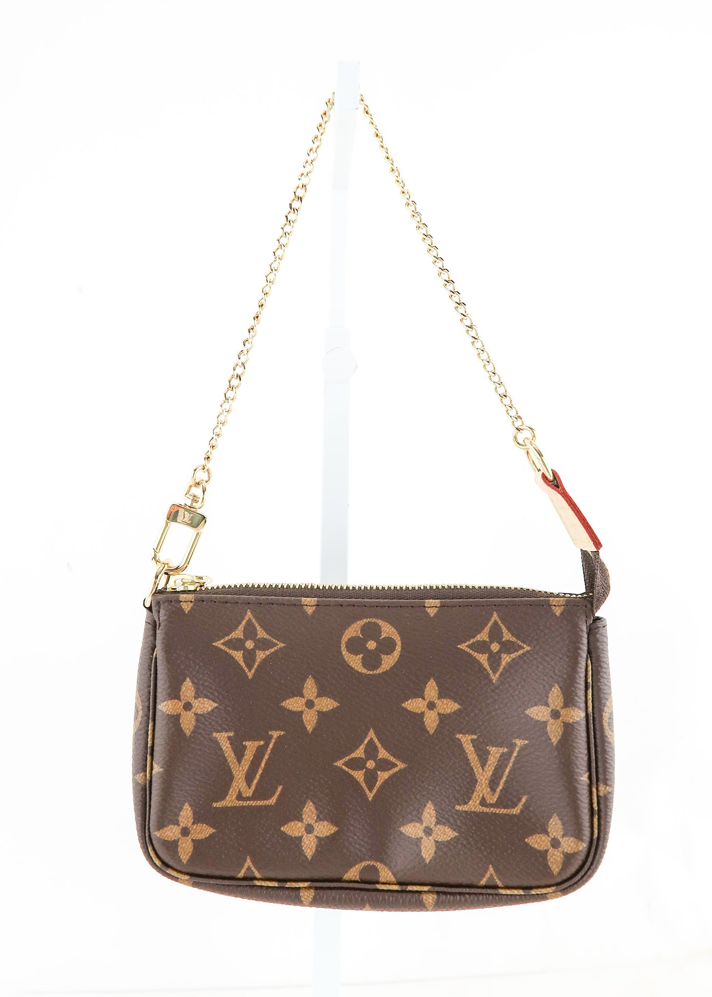 Louis Vuitton - Authenticated Pochette Accessoire Handbag - Leather Brown For Woman, Never Worn