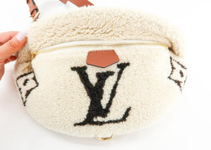 Louis Vuitton Monogram Shearling Bumbag