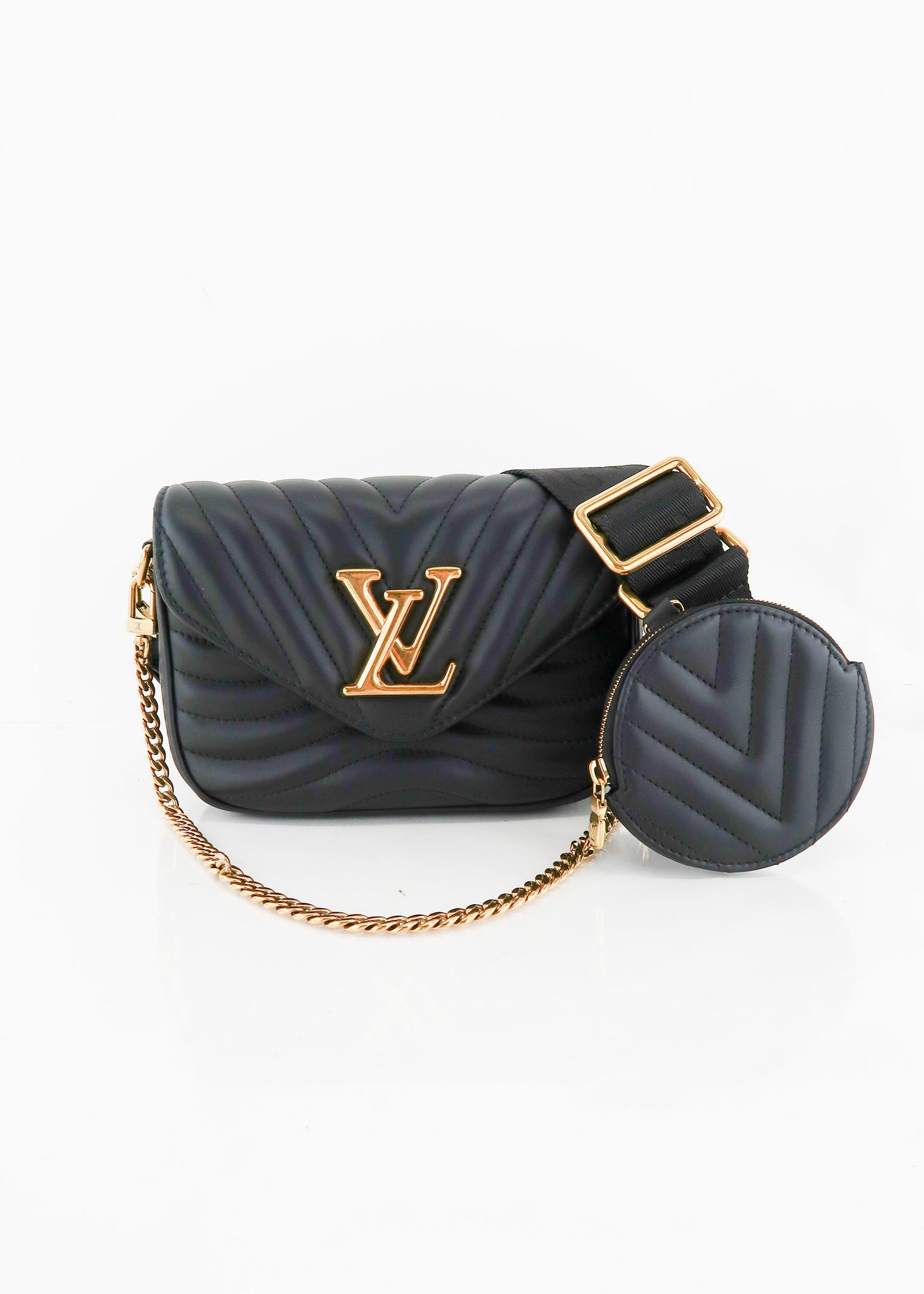 NEW Louis Vuitton What Fits Inside, New Wave Multi Pochette