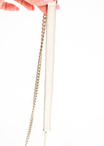 Gucci Interlock Wallet On A Chain Ivory