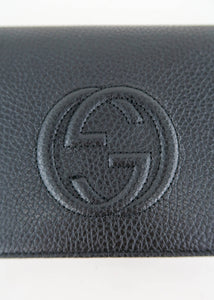 Gucci Soho Wallet On A Chain Black