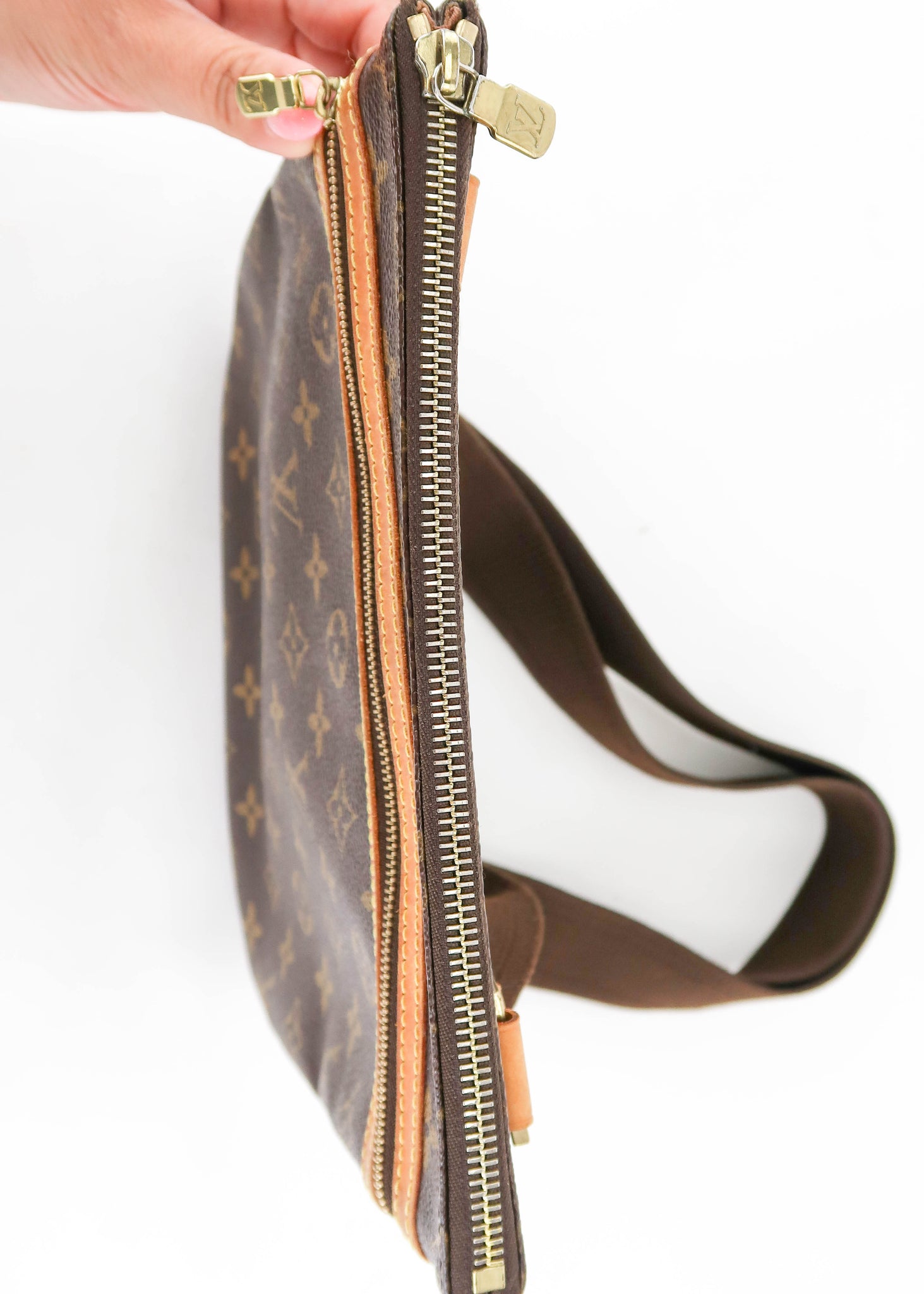 Shop for Louis Vuitton Monogram Canvas Leather Bosphore Pochette