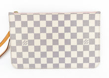Load image into Gallery viewer, Louis Vuitton Damier Azur Neverfull Pochette Pink