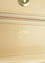 Load image into Gallery viewer, Chanel Caviar Wallet on Chain Beige