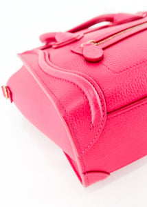 Celine Nano Luggage Dark Pink