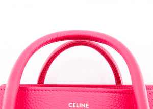 Celine Nano Luggage Dark Pink