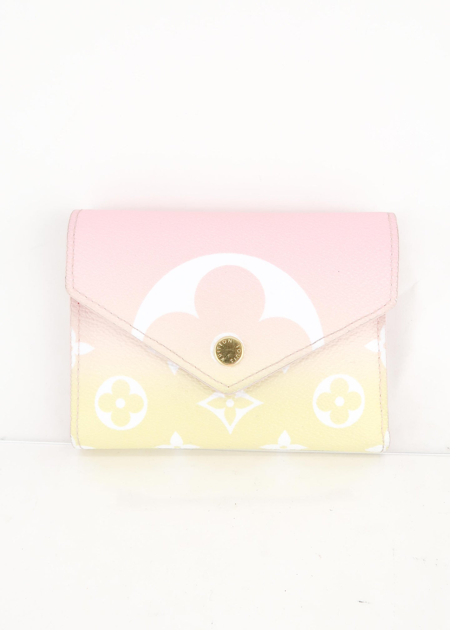 pink and green louis vuittons wallet