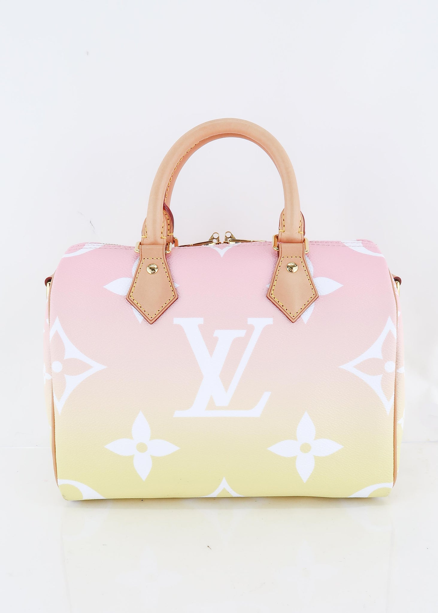 Louis Vuitton Pink x Yellow Monogram By the Pool Speedy 25 Bandouliere –  Bagriculture