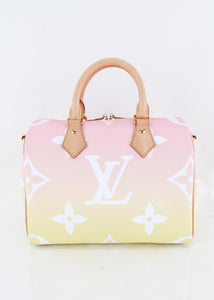 Louis Vuitton Speedy 25 Bandouliere By the Pool Pink