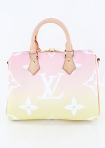 Louis Vuitton Speedy 25 Bandouliere By the Pool Pink
