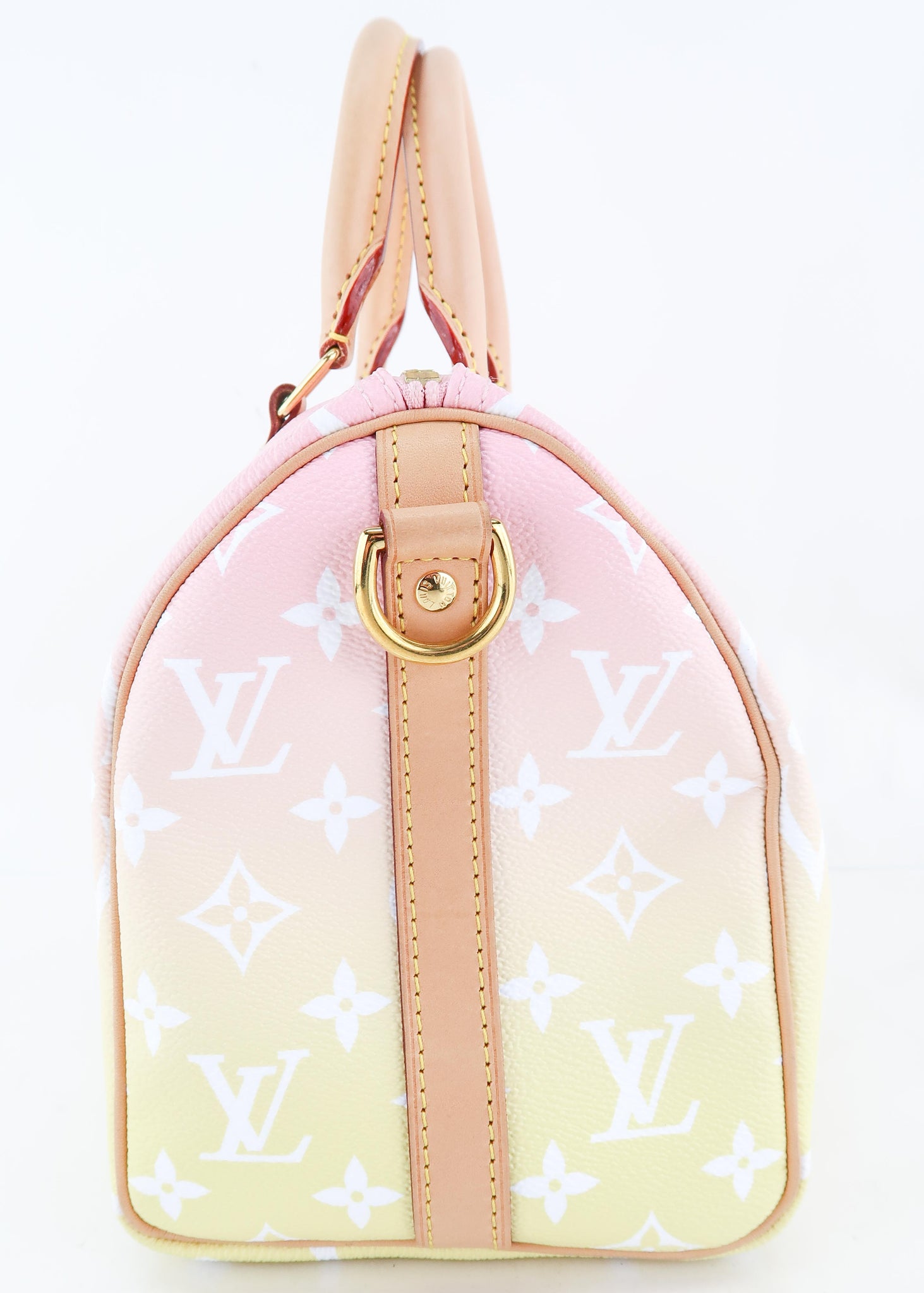 Louis Vuitton Pink x Yellow Monogram By the Pool Speedy 25