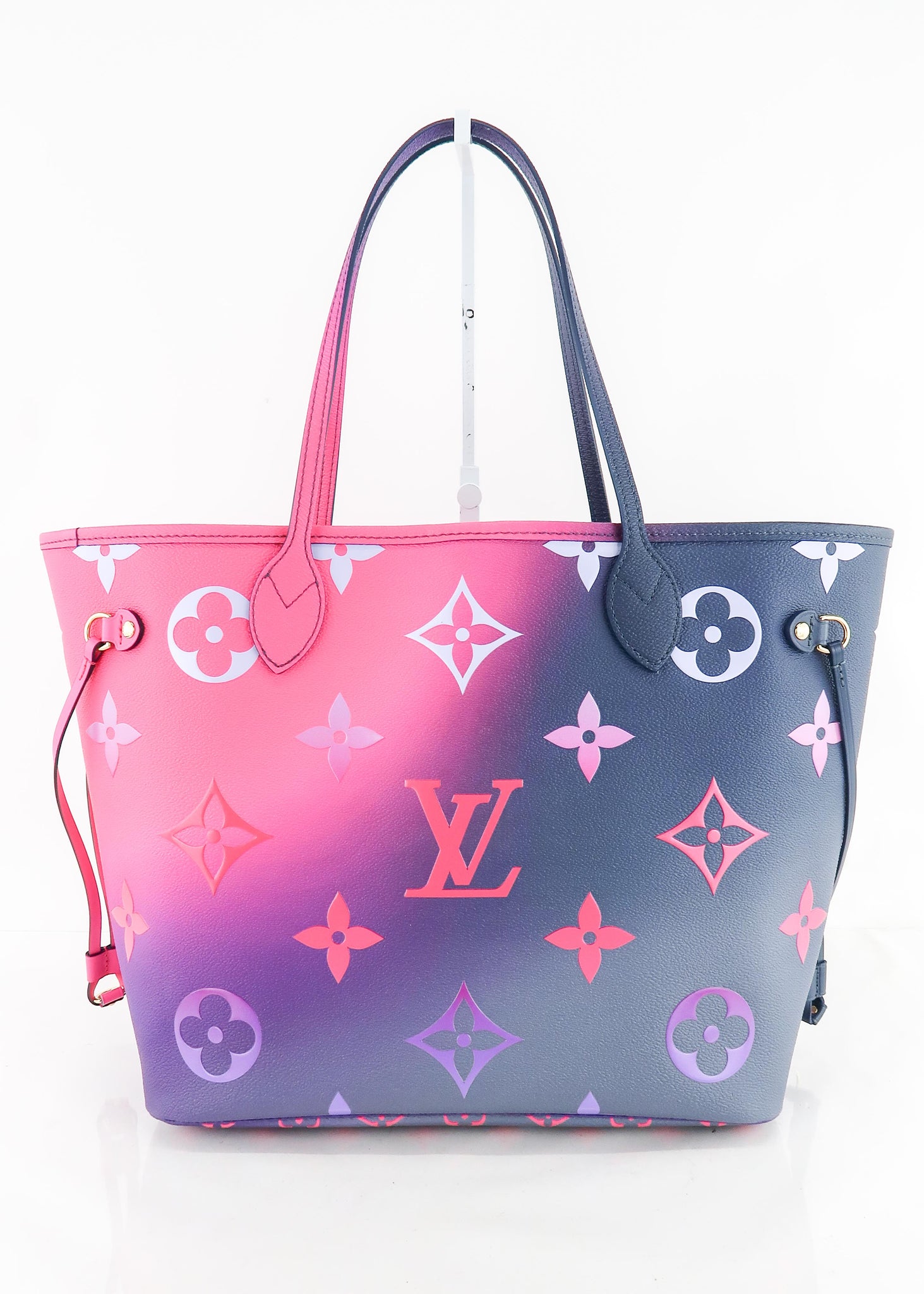 LV Escale Tote Bag - Purple & Pink Pastel Leather Women's Large