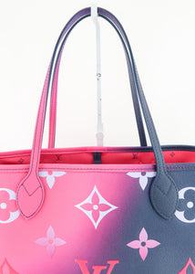 Louis Vuitton Spring in the City Neverfull MM Midnight Fuchsia