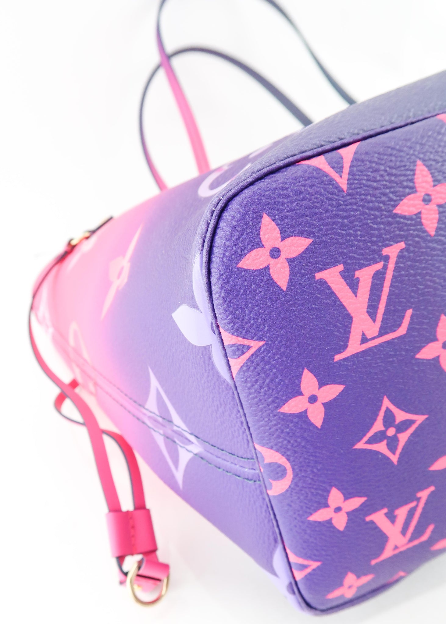 LOUIS VUITTON Monogram Giant Spring In The City Neverfull MM Midnight  Fuchsia 1235787