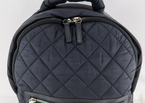 Chanel Coco Cocoon Nylon & Leather Backpack Black