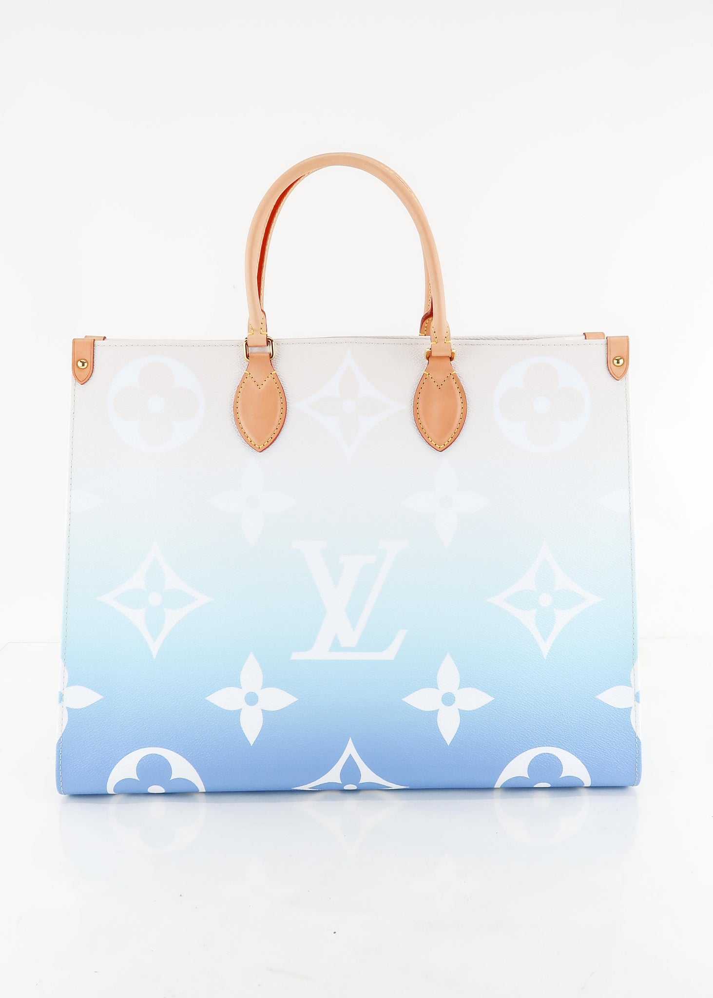 Louis Vuitton Blue Giant Monogram OnTheRun By The Pool GM Two Way Tote Bag