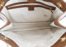 Load image into Gallery viewer, Gucci Monogram 1955 Horsebit 2 Way Tote Brown