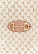 Load image into Gallery viewer, Gucci Monogram 1955 Horsebit 2 Way Tote Brown
