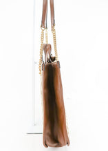 Load image into Gallery viewer, Gucci Monogram 1955 Horsebit 2 Way Tote Brown