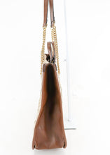 Load image into Gallery viewer, Gucci Monogram 1955 Horsebit 2 Way Tote Brown