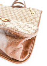 Load image into Gallery viewer, Gucci Monogram 1955 Horsebit 2 Way Tote Brown