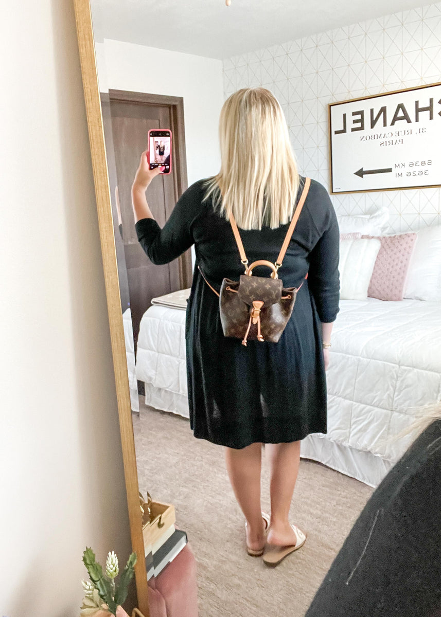 Louis Vuitton Montsouris Backpack Mini Backpack Black Montsouris