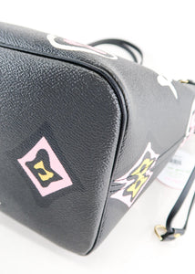 Louis Vuitton Wild at Heart Neverfull MM Black