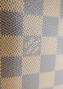 Louis Vuitton Damier Ebene Neverfull Pochette Pink