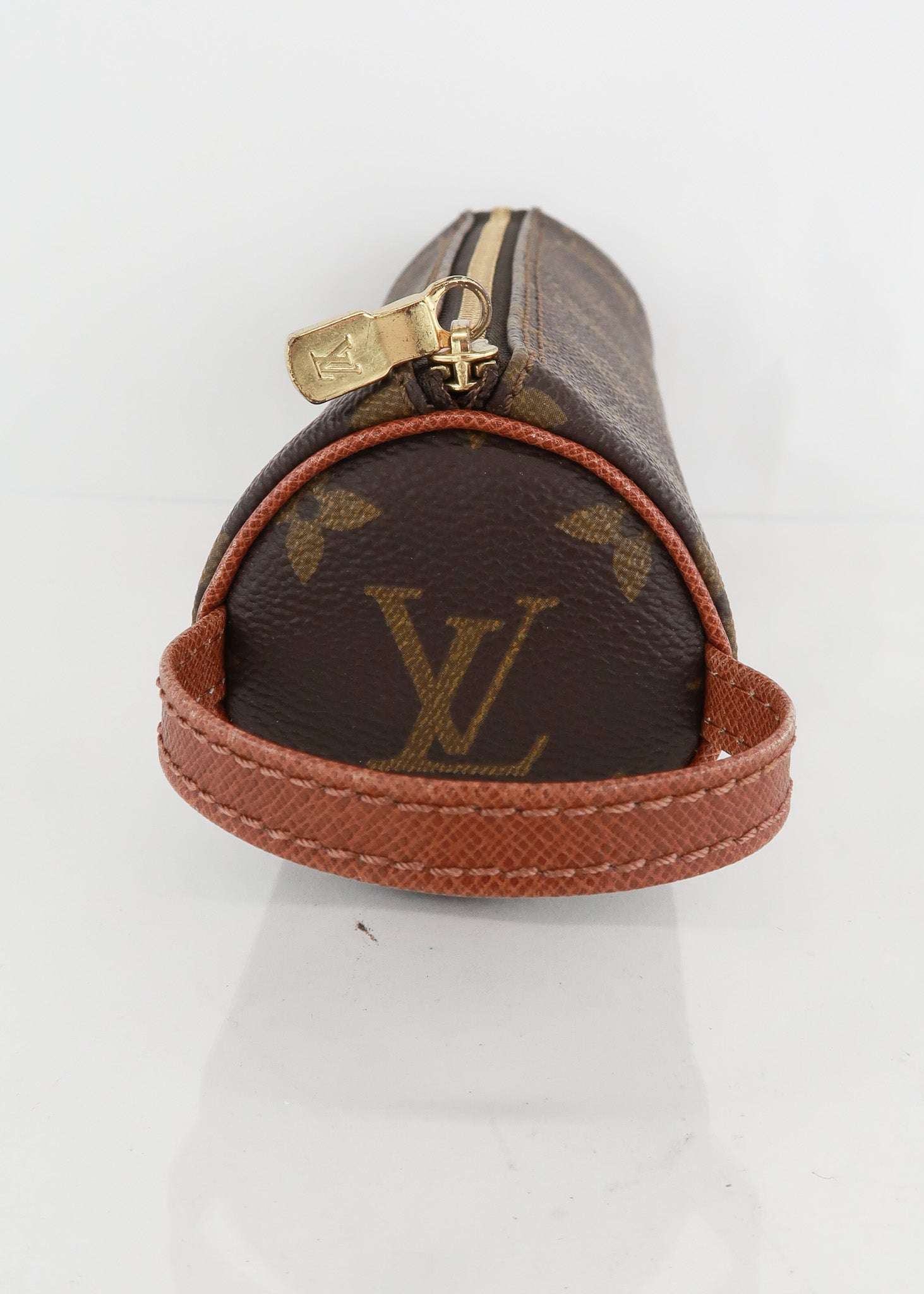 Louis Vuitton, Bags, Very Rare Authentic Vintage Louis Vuitton Monogram  Leather Pen Comb Holder
