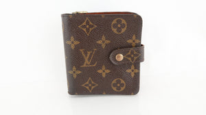 Louis Vuitton Monogram Zip Bifold Wallet