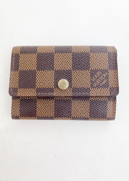 Louis Vuitton Damier Ebene Plat Card Holder