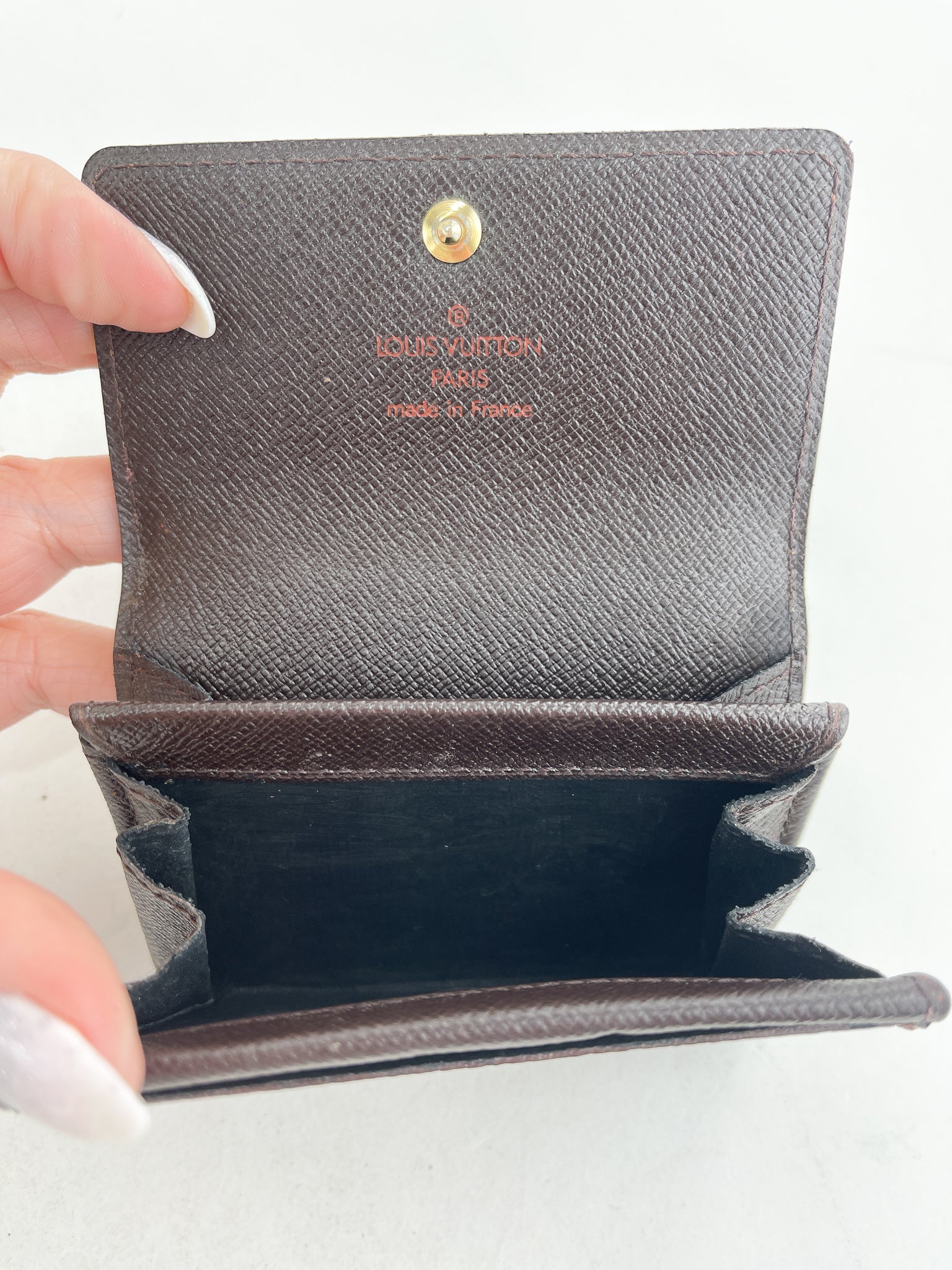 Louis Vuitton Damier Ebene Plat Card Holder – DAC
