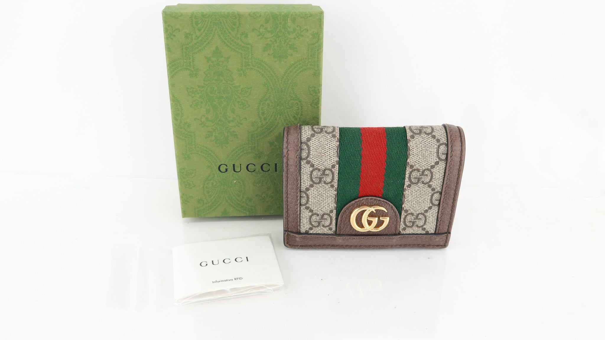 Authentic Gucci Ophidia wallet bi-fold small