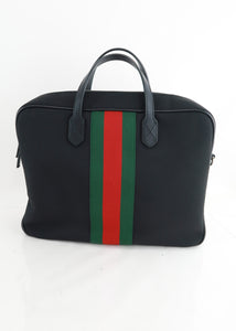 Gucci Sherry GG Canvas Briefcase Black