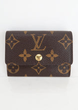 Load image into Gallery viewer, Louis Vuitton Monogram Plat Card Holder