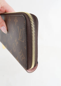 Louis Vuitton Monogram Zippy Wallet Rose Ballerine