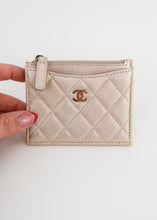 Load image into Gallery viewer, Chanel Lambskin Card Holder Gold