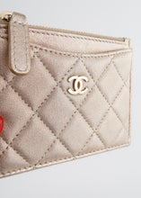 Load image into Gallery viewer, Chanel Lambskin Card Holder Gold