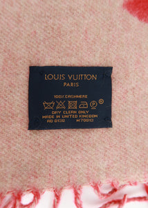 Louis Vuitton Supreme Cashmere Scarf (Red)