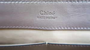 Chloe Calfskin Faye Day Small Shoulder Bag Grey